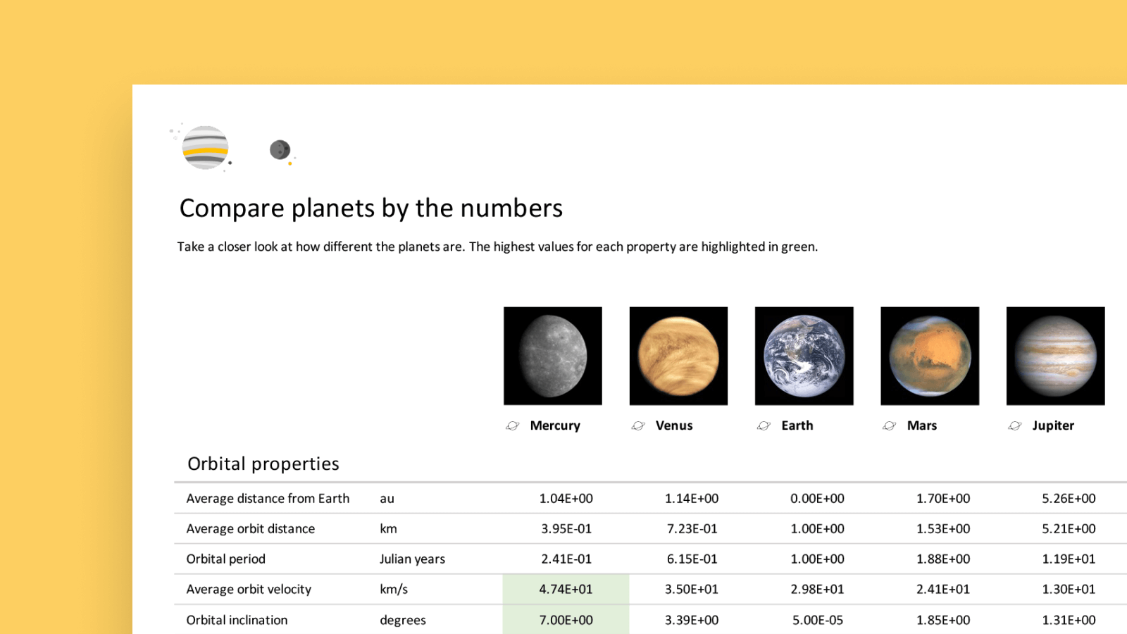 captura de pantalla de la plantilla de planeta Wolfram