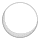 Emoticono de círculo blanco