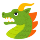 Emoticono de cara de dragón