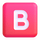 Emoji de grupo sanguíneo B