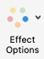 El botón Opciones de efectos.