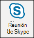 Agregar reunión de Skype