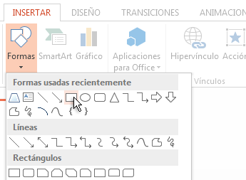 Insertar una forma