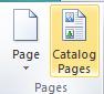 Iniciar la combinación de páginas de catálogo