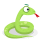 Emoticono de serpiente