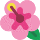 Emoticono de hibisco