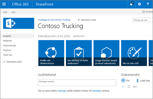 Crear un sitio de grupo en SharePoint - Soporte técnico de Microsoft