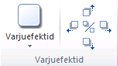 Menüü Pildiriistad jaotis Varjuefektid rakenduses Publisher 2010