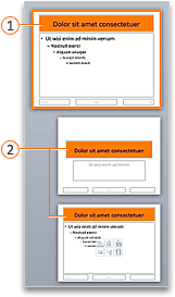 Slide layouts inherit Slide Master formatting