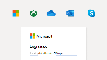 Microsofti kontoga sisselogimise kujutis