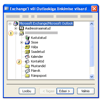 Exchange'i või Outlooki viisard