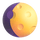 Teamsi vahatav gibbous moon symbol
