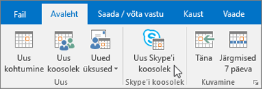 Skype’i ärirakenduse koosolek
