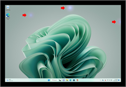 Kuvab Surface'i ekraanil sinised laigud, millel peaks olema lihtne hall taust.