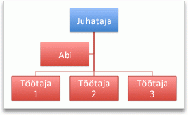 An organizational chart