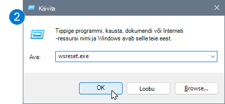 Icon showing a Run dialog with reset commands