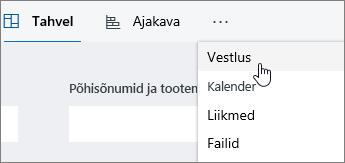 Kolme punkti all olev vestlustööriist