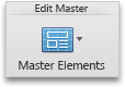 Slide Master tab, Slide Master group
