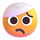 Emoji Teamsi pea sidemega nägu