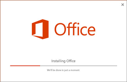 Näib, nagu installiks Office’i installiprogramm Office’it, kuid tegelikult installitakse üksnes Skype’i ärirakendus.
