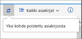 Poista tilarivi näytön yläreunassa