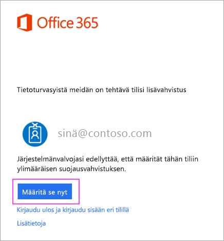 Microsoft Authenticator-sovelluksen käyttäminen Microsoft 365-sovelluksen  kanssa - Microsoft-tuki