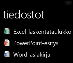 Työpöytäasiakirjan näkymä Windows Phonessa, kun Office Remote on käynnissä