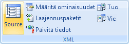 Valintanauhan XML-ryhmä