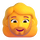 Teamsin parrakas nainen -emoji