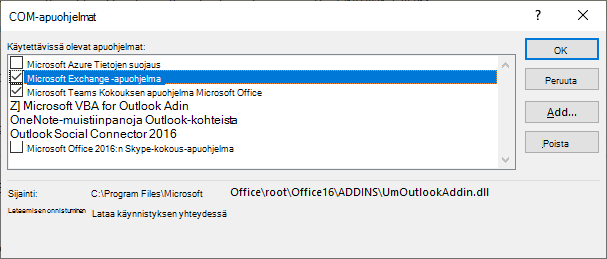 Outlook.comin apuohjelmaikkuna on avoinna.