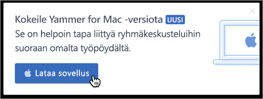 Tuotteen sisäinen viestintä Macissa