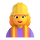 Emoji femme de travail de construction Teams