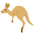 Émoticône kangourou