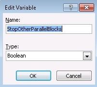 Boîte de dialogue Modifier la variable
