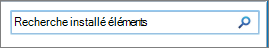 SharePoint 2010 Search Installed Items search box