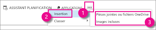 More Actions button in Outlook Web App