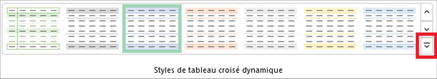 Image du ruban Excel
