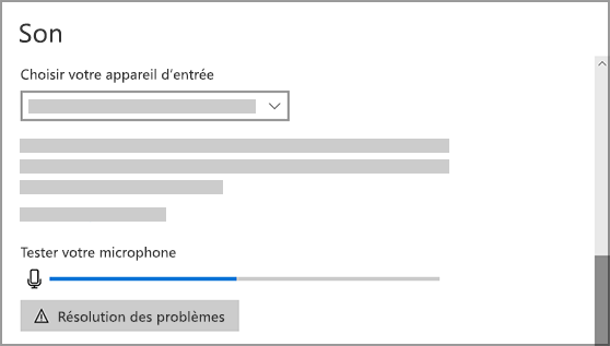 Résoudre les problèmes de microphone - Support Microsoft