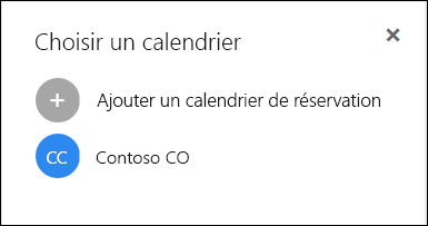 Capture d’écran : affichage de plusieurs calendriers pour les réservations.