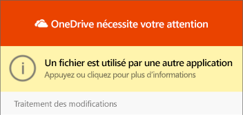 OneDrive "fichier en cours d’utilisation"
