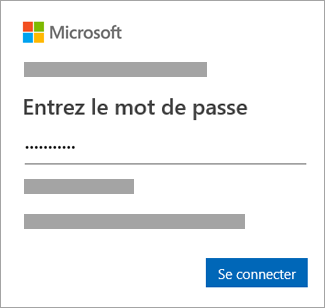 Entrez votre mot de passe.