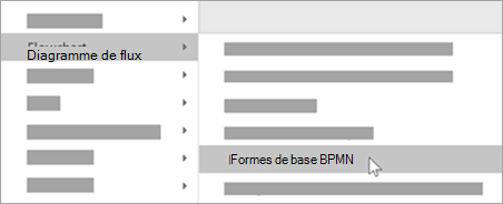 Ajoutez des formes de base BPMN à vos formes.