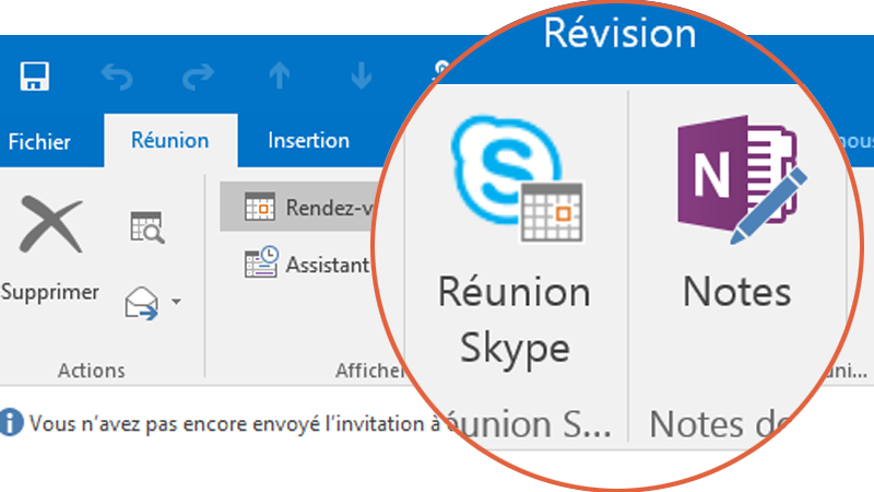 Collaborer avec Skype et OneNote