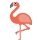 Flamingo émoticône