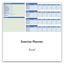 Sélectionnez cette option pour obtenir le planificateur d’exercice