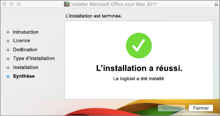office mac 2011 installer