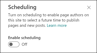 Scheduling-toggle-off