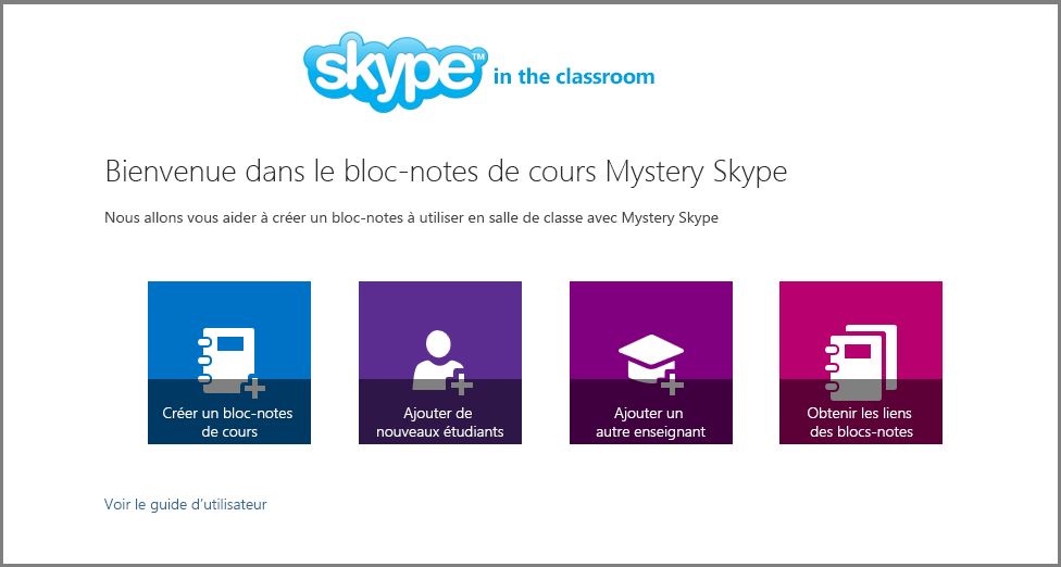 Bienvenue dans Mystery Skype