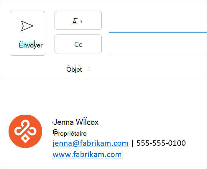 créer une image d’introduction de signature e-mail