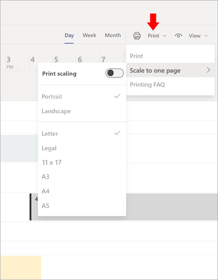 Comment imprimer une planification dans Microsoft Teams Shifts